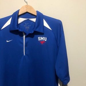 Men’s Nike Royal SMU Mustangs Dri-Fit Polo